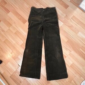 British luxury brand JOSEPH women’s warm tobacco Brown Corduroy wide leg Pants M